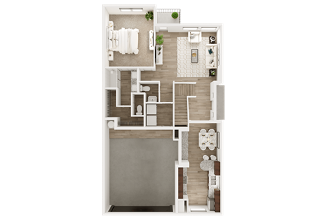 Floor plan for 3 beds, 2.5 baths, 1662 sqft